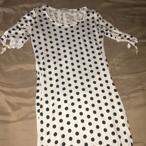 Polka Dot Tight-Fit Dress